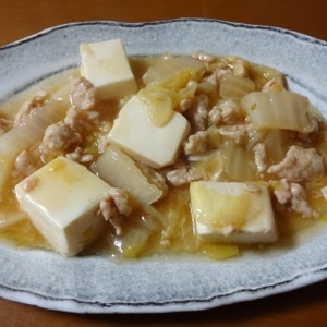 あったか★鶏胸肉のとろとろ豆腐煮